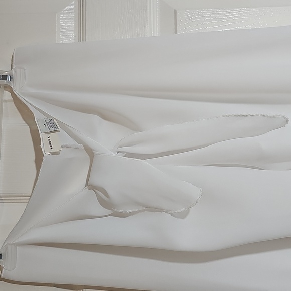 NWOT Merona Semi-sheer white Swim Vacation coverup pants w Waist Tie Medium - Picture 12 of 13